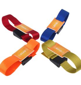 UHF RFID nylon polsband OEM