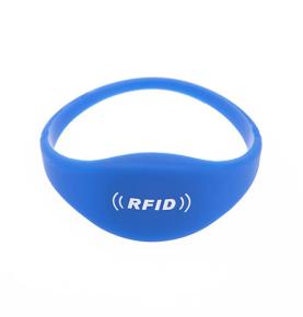 RFID siliconen afgeplatte polsband