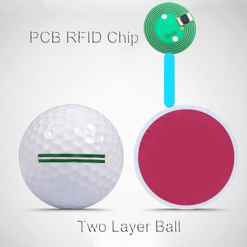 Hot Sale 2-laags bal RFID UHF golfbal met chip Alien H3 voor tracking en beheer