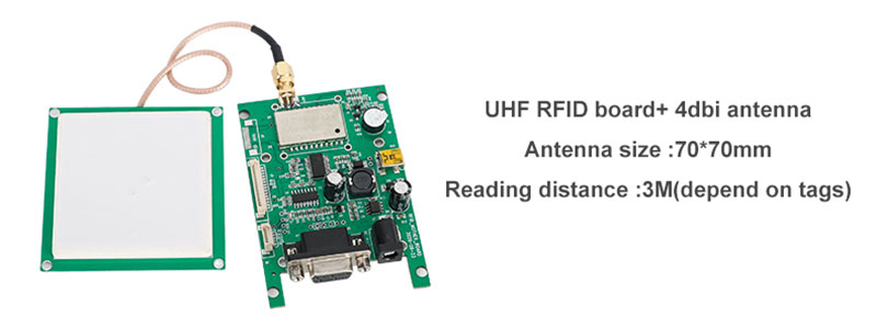 Enkelkanaals RFID-lezermodule UHF radiofrequentie-identificatie mobiele telefoon computer ingebedde UHF kaartlezer module6