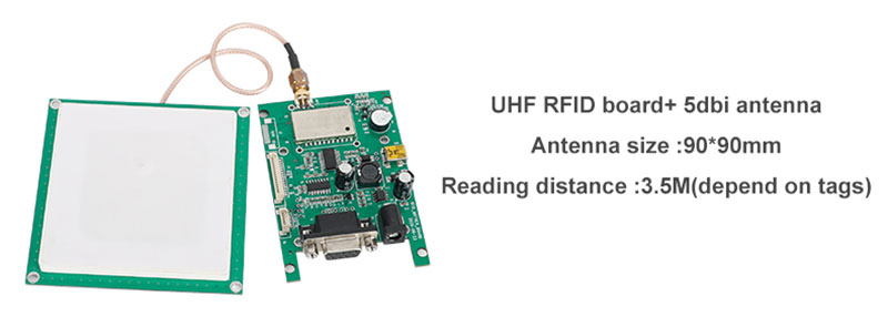 Enkelkanaals RFID-lezermodule UHF radiofrequentie-identificatie mobiele telefoon computer ingebedde UHF kaartlezer module7