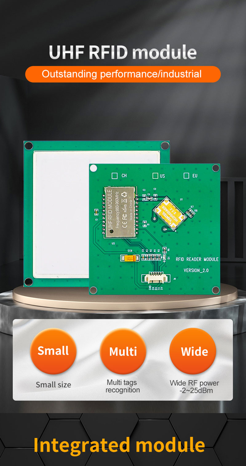 RFID Tag Card Reader Modul UHF RFID Reader Module voor Device Management