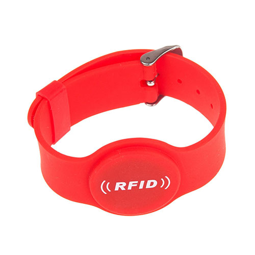 RFID siliconen ronde horloge sluiting polsband 2