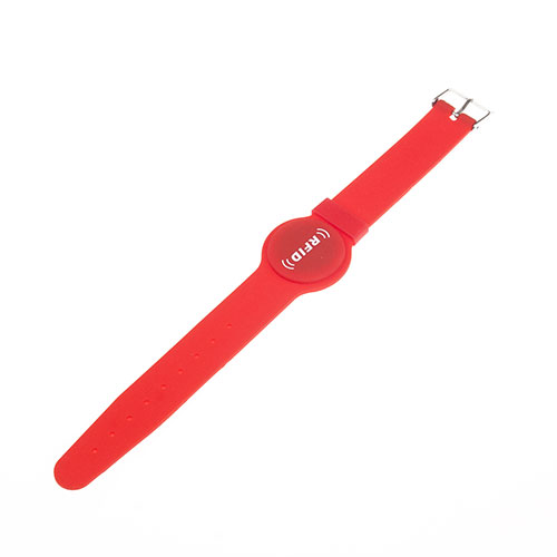 RFID siliconen ronde horloge sluiting polsband 3