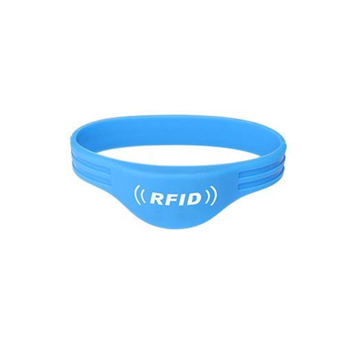 RFID siliconen dubbele draad halve cirkel polsband 5