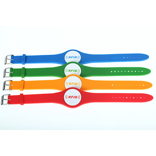 Aangepaste PVC zachte rubberen polsband RFID polsband 3