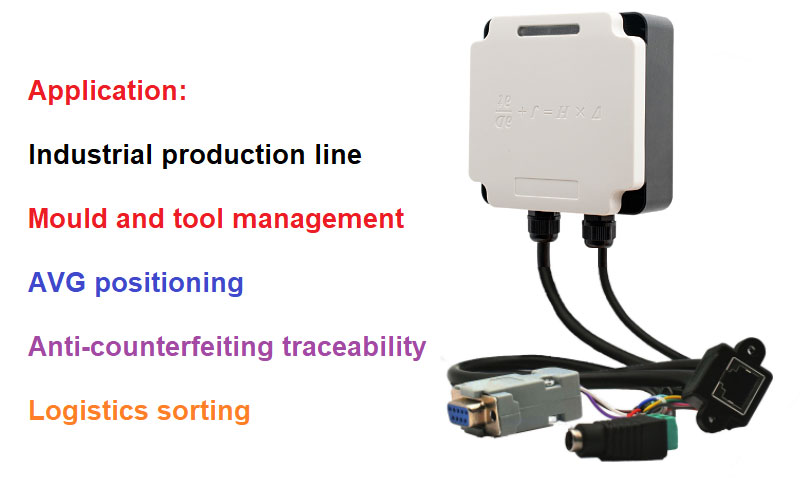 RFID industriële lezer Modbus-aangesloten PLC UHF RFID 915M all-in-one productielijnbeheer 4