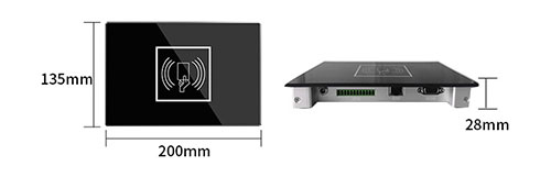 RFID UHF automatische identificatiekaartlezer retail warehouse management draagbare inventarismachine