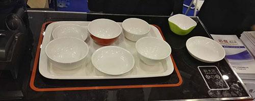 Melamine materiaal hoge temperatuurbestendig slim RFID servies 5