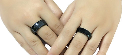 Epoxyharsmateriaal semi-keramische NFC smart ring 2