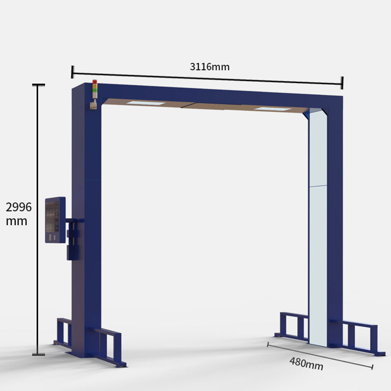 UHF RFID-kanaaldeur portaalframe groot magazijn inventaris item in- en uitgangsrecordbeheer antidiefstalmachine 2