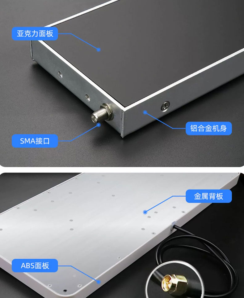 lage prijs rfid flat panel anti-diefstal toegangsdeur 915M ultra hoge frequentie lange strip nabije veldantenne supermarkt nieuw retail plank archiefkast management 5