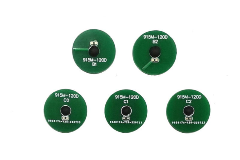 12mm hoge temperatuurbestendige UHF-tag PCB-materiaal RFID elektronisch tagprotocol ISO/IEC18000-6