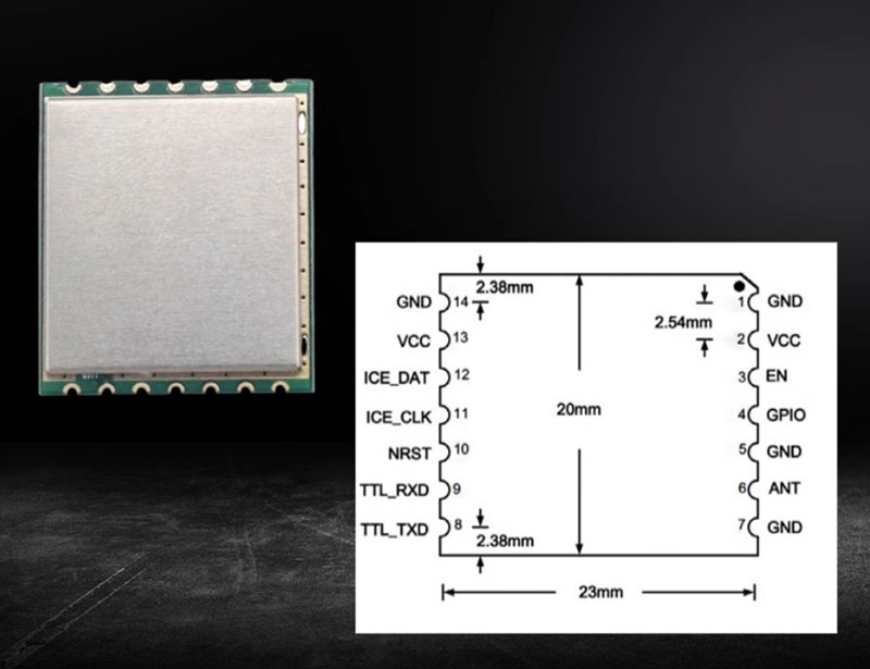 UHF RFID-lezermodule Bluetooth WiFi radiofrequentie elektronische taglezer TTL radiofrequentie-identificatiemodule