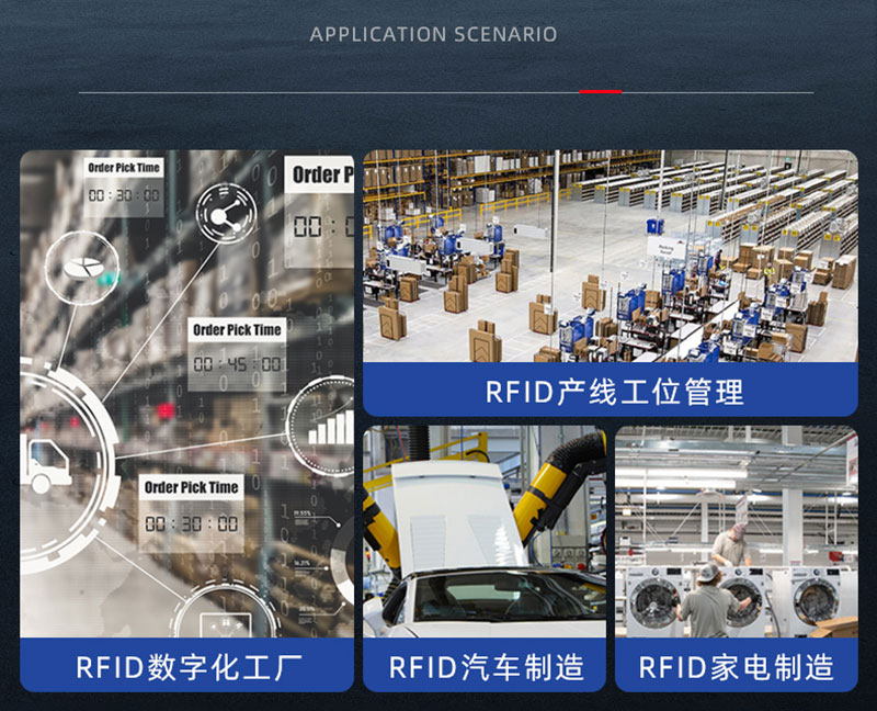 Industriële hoogfrequente ultrahoge frequentie RFID-lezer/schrijver modbus station kaartlezer POE codedrager leeskop rock pijler 8